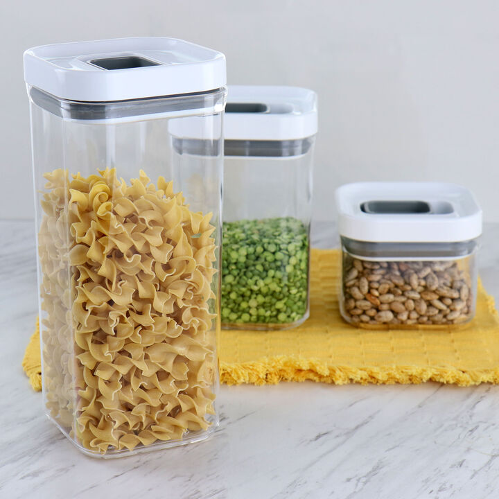 Martha Stewart Siobhan 3 Piece Acrylic Storage Container Set
