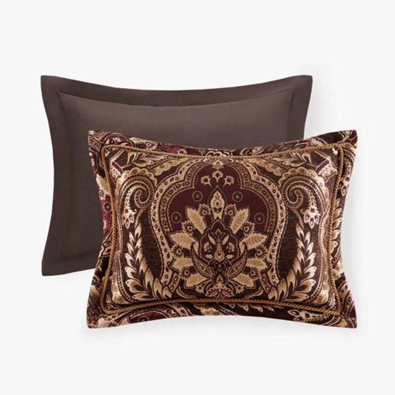 Belen Kox Comforter Set, Burgundy, Queen, Belen Kox