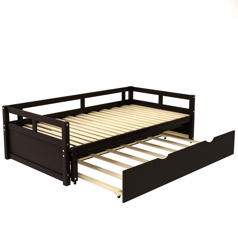 Merax Extending Daybed with Trundle