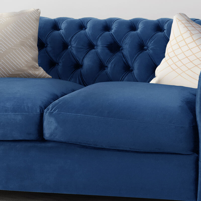 Merax Traditional Chesterfield Loveseat Sofa