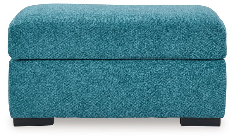 Keerwick Teal Ottoman