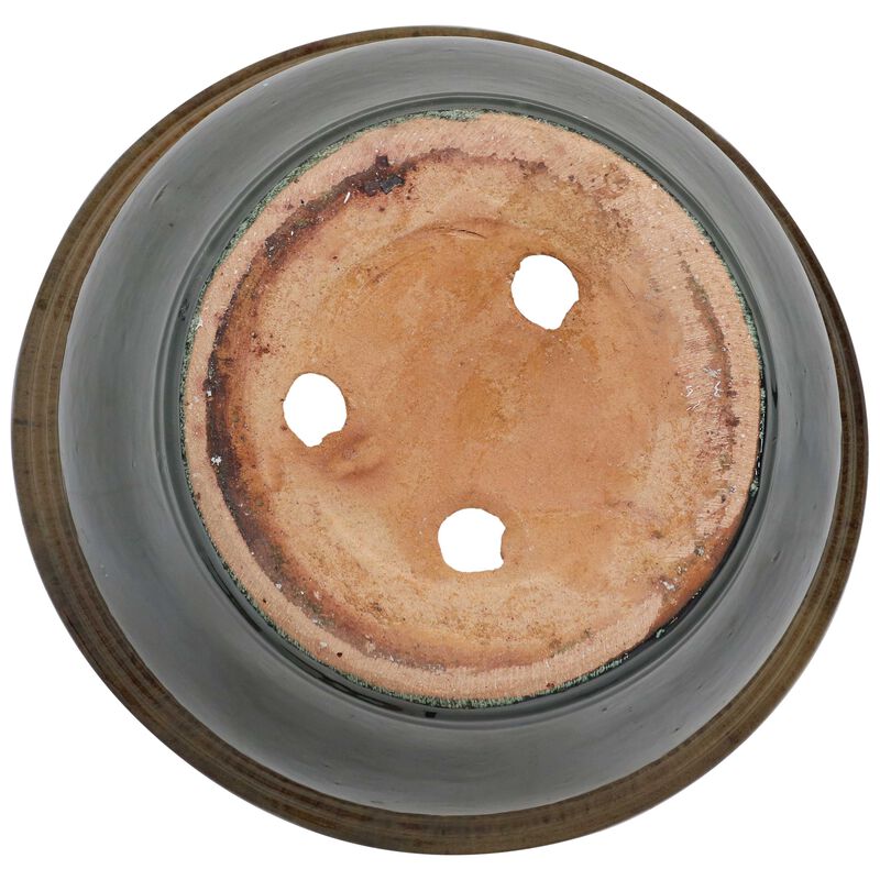 Sunnydaze Studio High-Fired Glazed Ceramic Planter