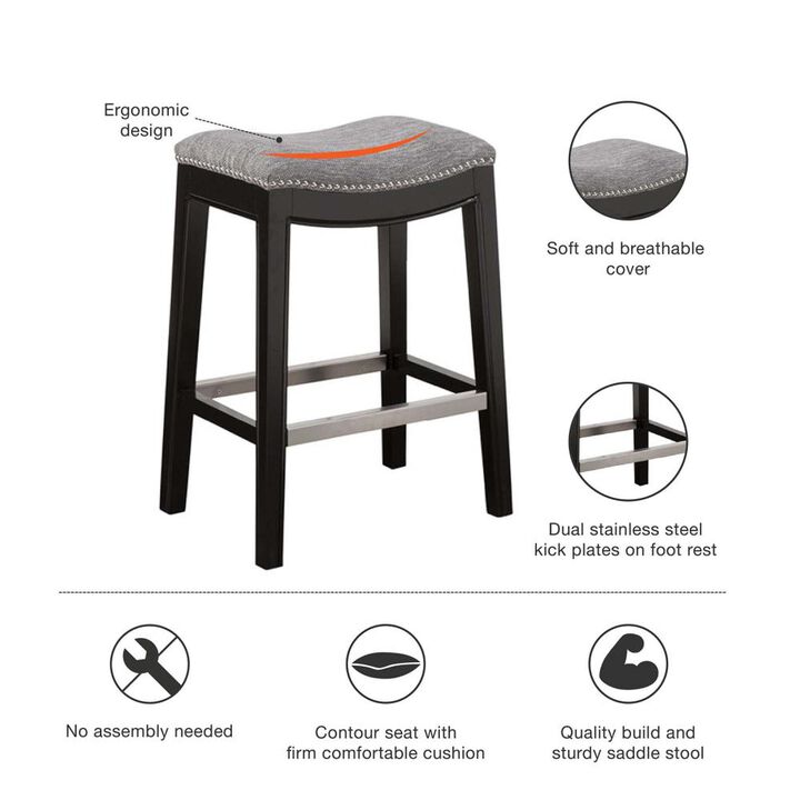 Belen Kox Saddle Counter Stool, Belen Kox