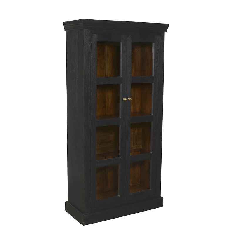 Alex Hamilton Peachtree 2-Door Mango Wood Cabinet