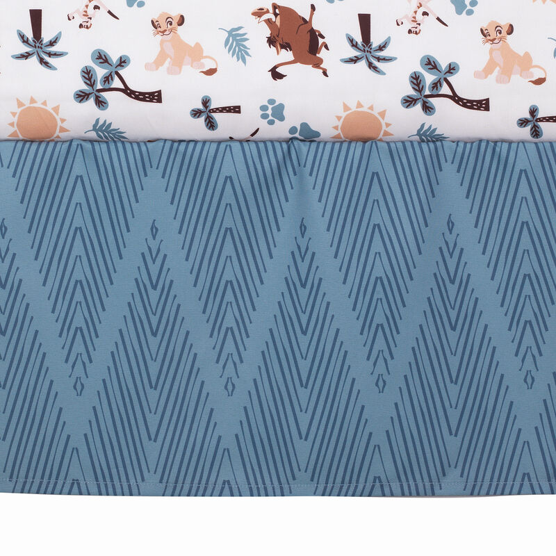Disney Baby Lion King Adventure Blue 3-Piece Crib Bedding Set by Lambs & Ivy