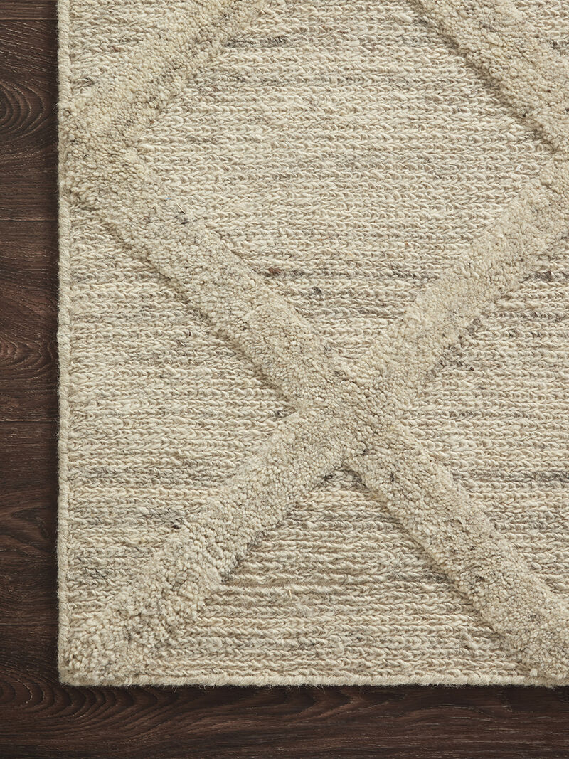 Hunter HUN01 Oatmeal 3'6" x 5'6" Rug