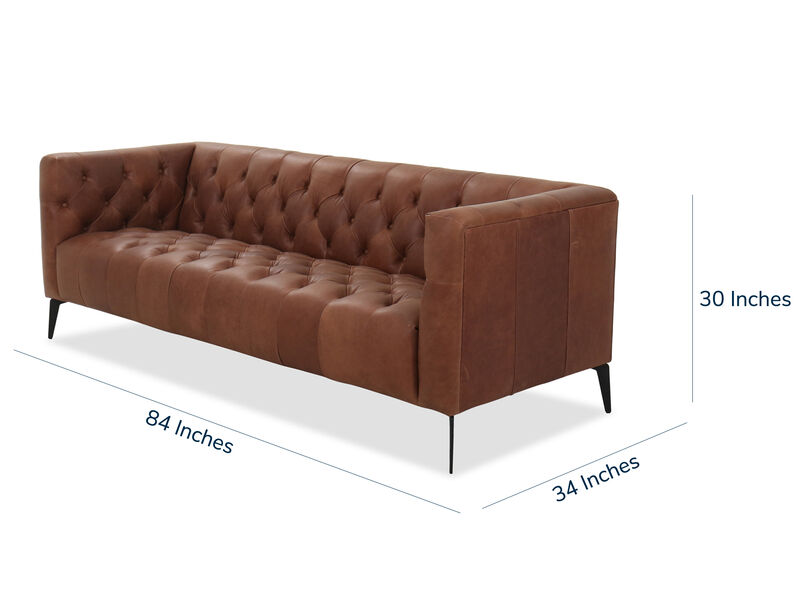 Nicolla Leather Sofa