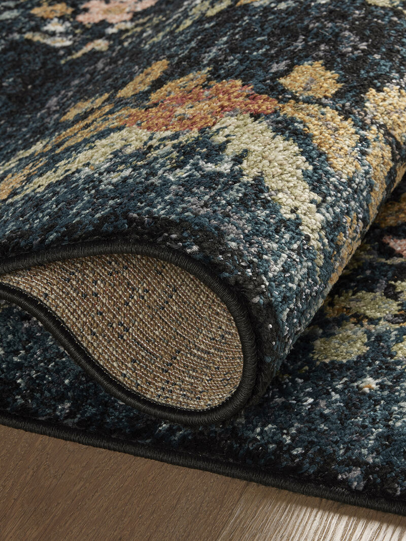 Laurel LAU-01 Navy 7''10" x 10' Rug by Rifle Paper Co.