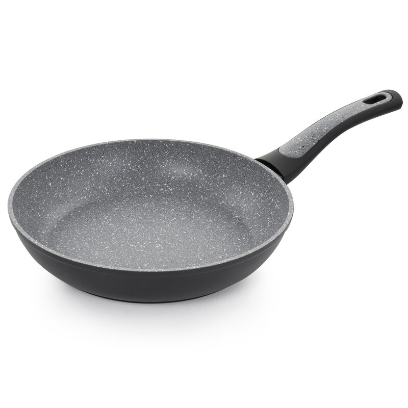 Oster 10 Piece Non-Stick Aluminum Cookware Set in Black and Grey Speckle