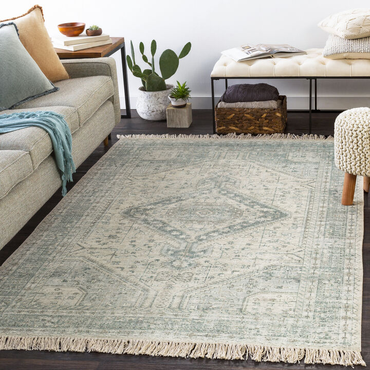 Zainab ZAI-2303 8'10' x 12' Green Rug