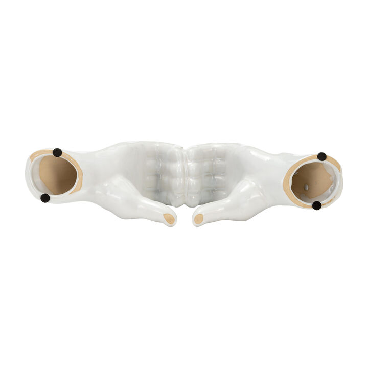 White 5" Hand-heart Object
