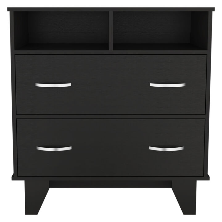Aaron 2-Drawer 2-Shelf Dresser Wengue