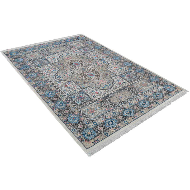 RUGSOTIC CARPETS MACHINE MADE POLYESTER AREA RUGS  - 9'x12', Rectangle Shape, Multicolor Color, Classic Oriental Traditional  Design, Low Pile Machine Made Area Rugs (M00099)
