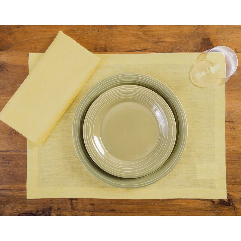 Solino Home 100% Pure Linen Placemats | Athena for Spring & Easter