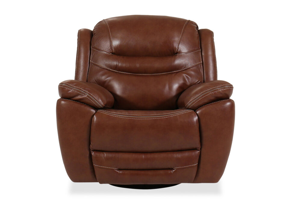 Chestnut Swivel Recliner