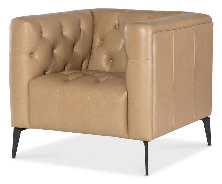 Nicolla Stationary Leather Chair