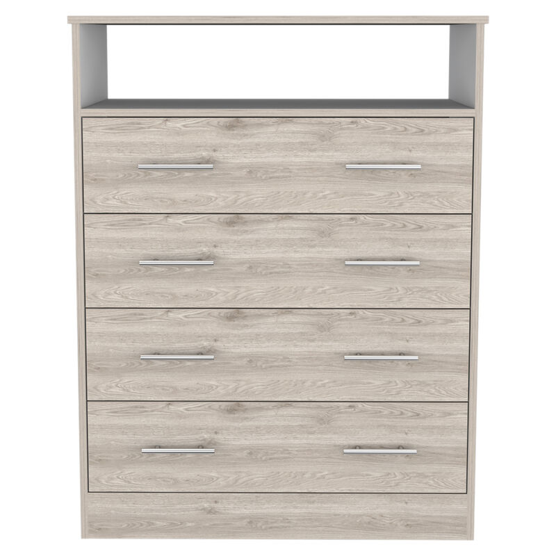Dover 4-Drawer Rectangle Dresser Light