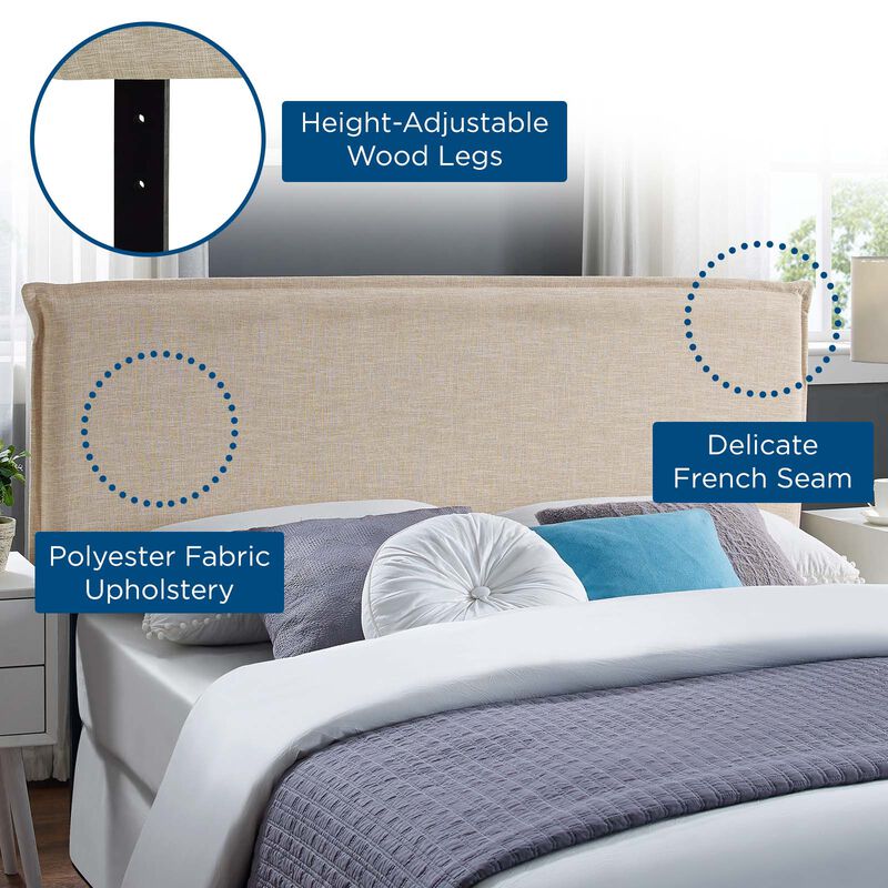 Modway - Camille Queen Upholstered Fabric Headboard