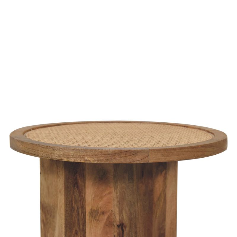 Artisan Furniture Solid Wood Close-knit Corner End Table