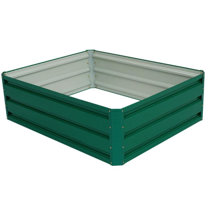 Hivvago Patio Raised Garden Bed for Vegetable Flower Planting