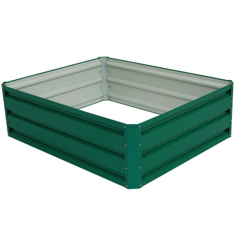 Hivvago Patio Raised Garden Bed for Vegetable Flower Planting