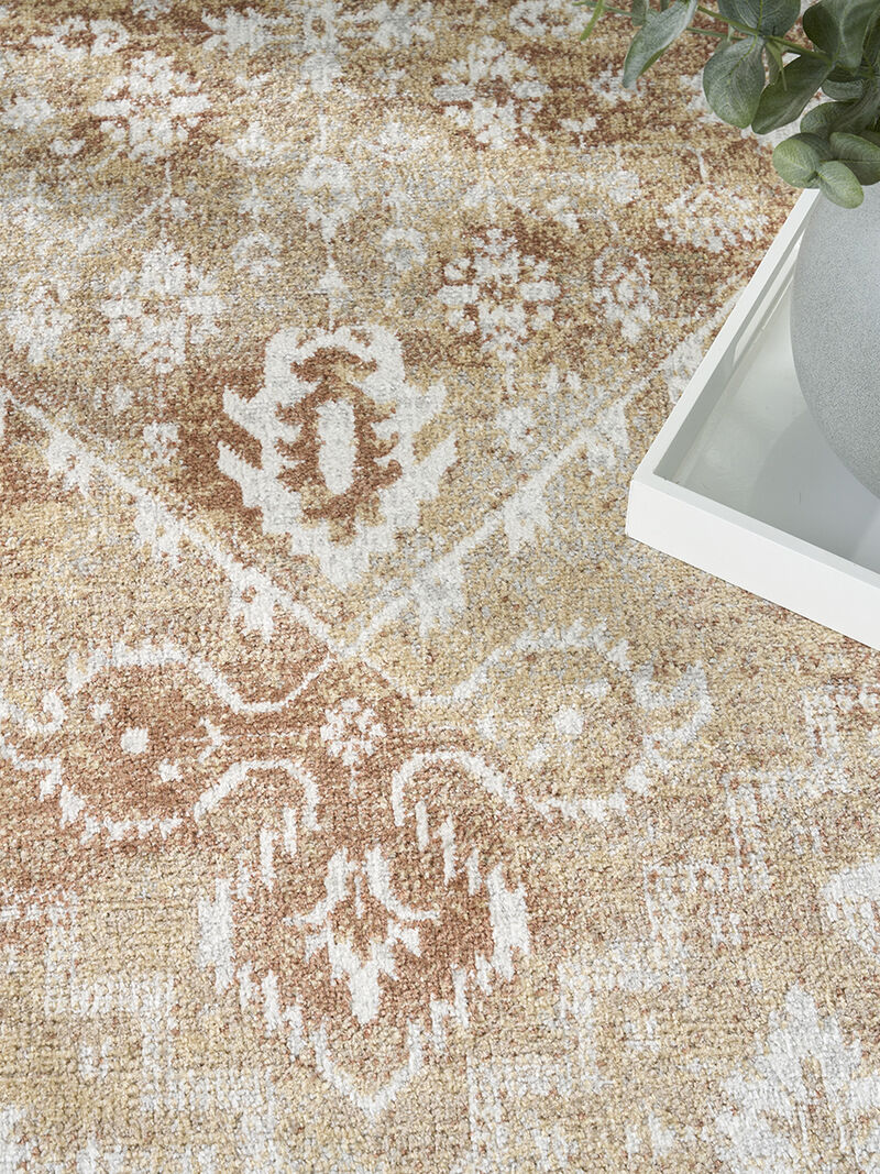 Astra Machine Washable ASW11 Rust/Multicolor 7'10" x 10' Rug