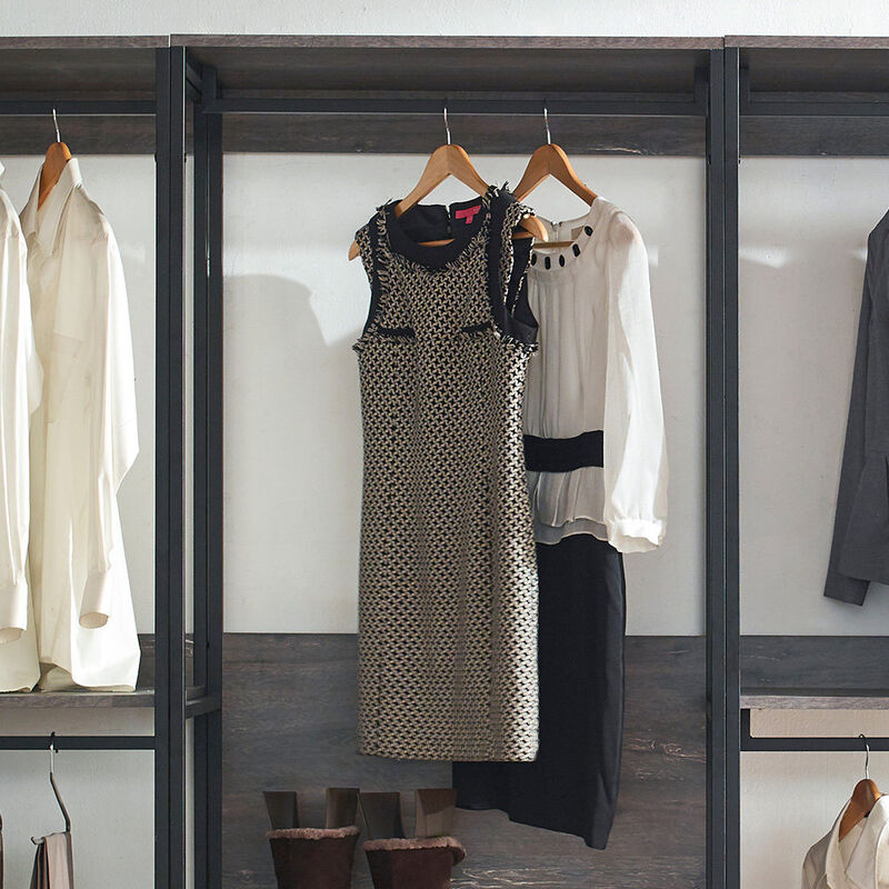 FC Design Klair Living Wood Walk-in Closet System