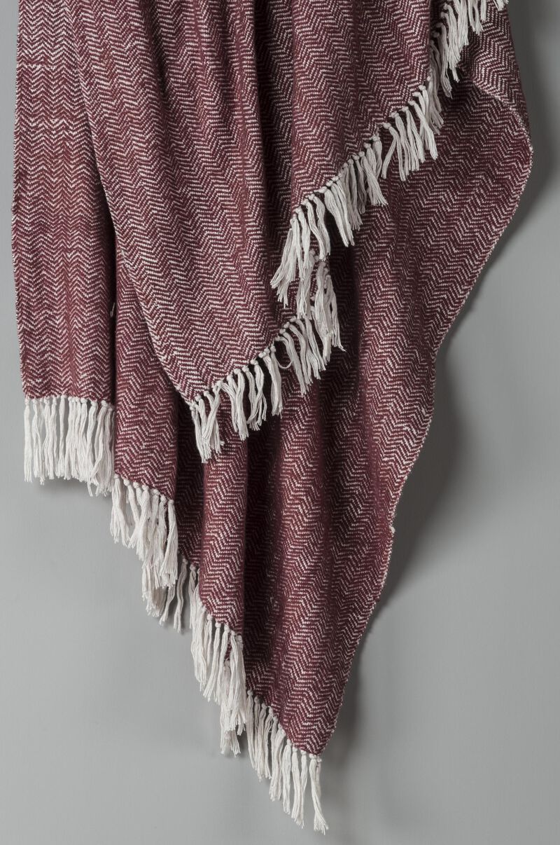 Red/Natural 50" x 60" Throw Blanket