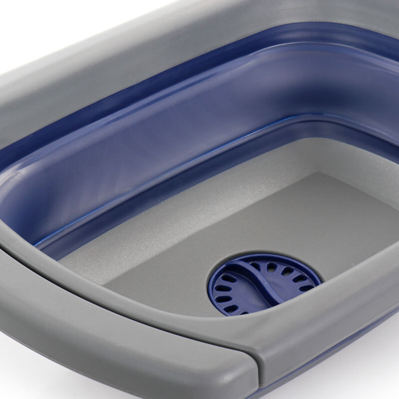 Oster Bluemarine 4 Quart Over the Sink Collapsible Silicone Strainer in Blue