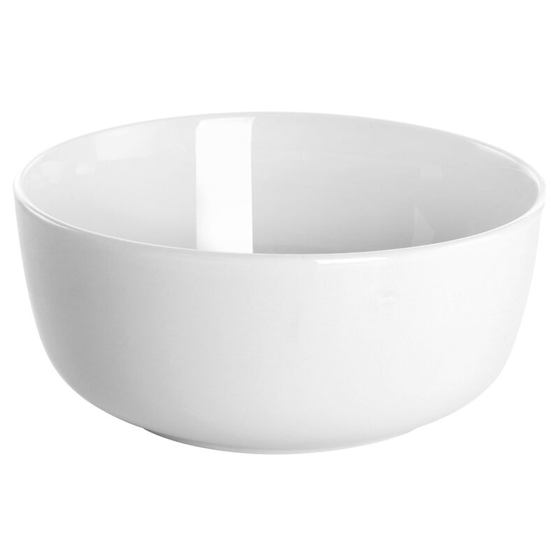 Gibson Home Avisala 12 Piece Fine Ceramic Dinnerware Set in White
