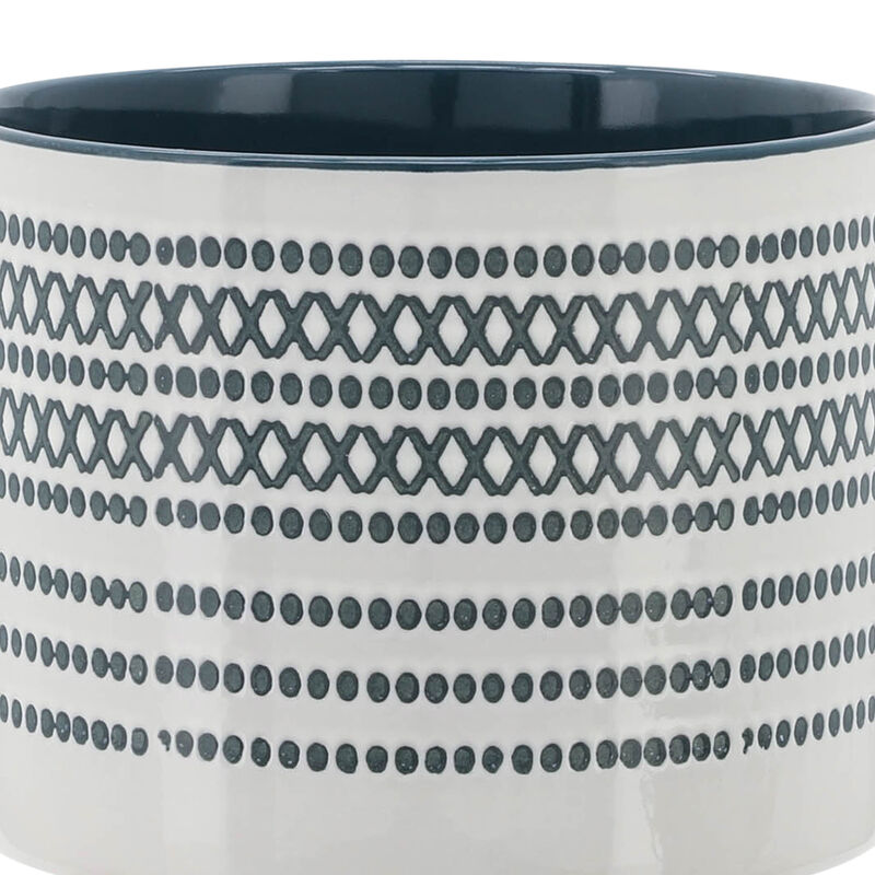Planter on Stand with Dots Set