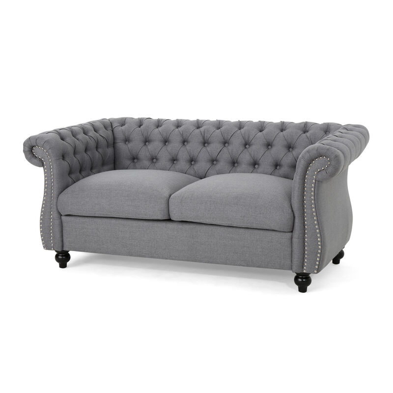 Merax Traditional Chesterfield Loveseat Sofa