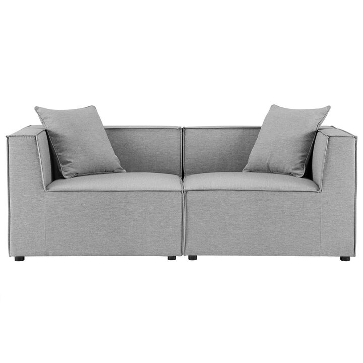 Saybrook Outdoor Patio Upholstered 2-Piece Sectional Sofa Loveseat Saybrook Outdoor Patio Upholstered 2-Piece Sectional Sofa Loveseat