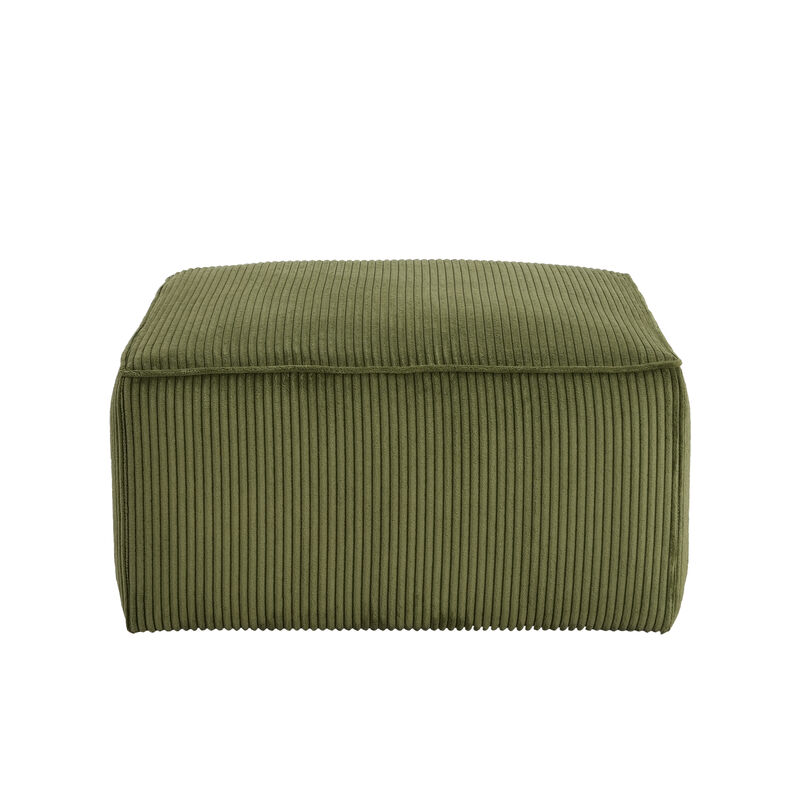 Merax Pu Leather Sofa Ottoman for Living Room