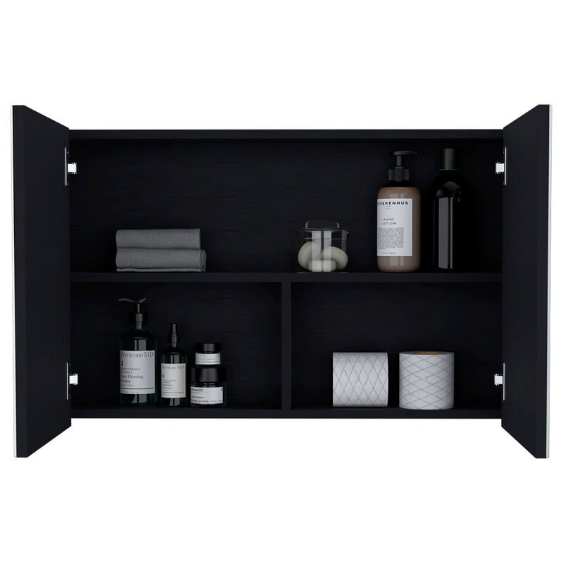 Medicine Cabinet Mansfield, Bathroom, Black