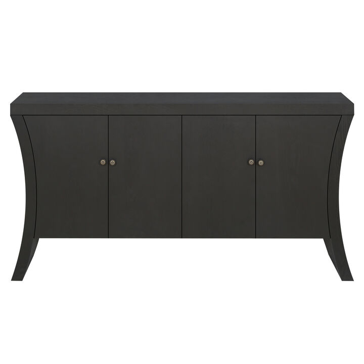 Merax Refined Industrial 4-Door Storage Cabinet Sideboard