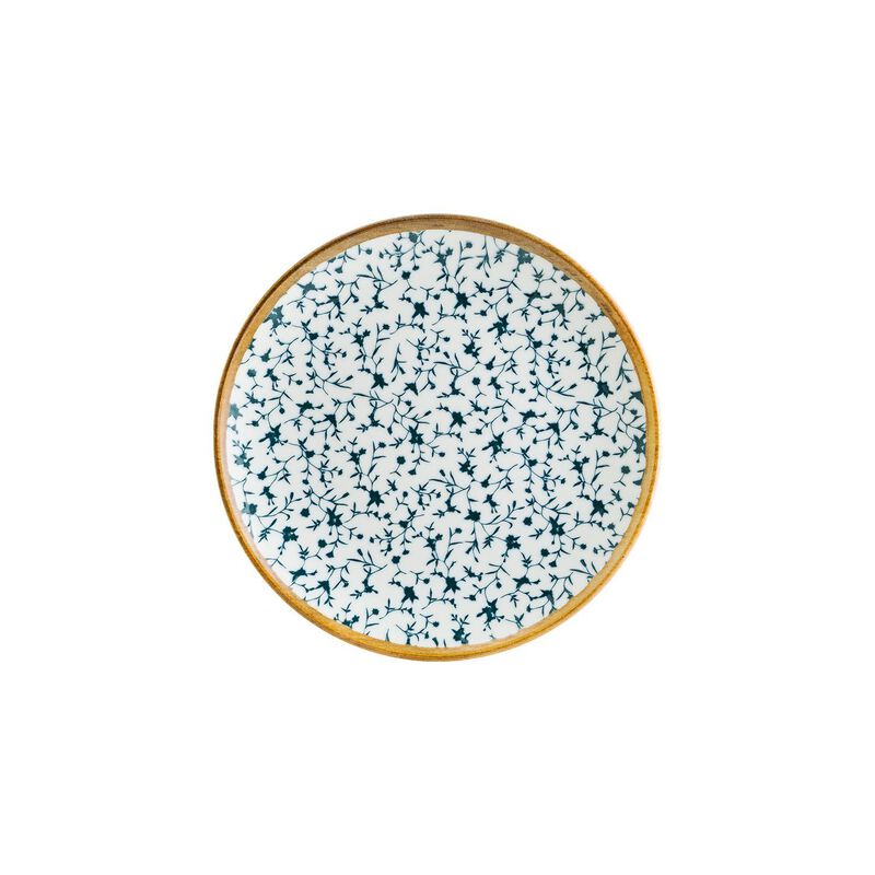 Calif dia.10.5" Round Decorated Porcelain Plate (Set of 4)