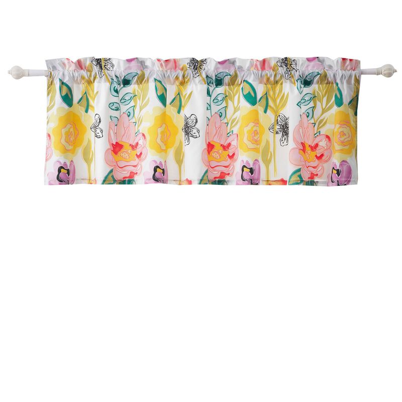 Greenland Home Fashion Watercolor Dream Window Valance - Multi 84x19"