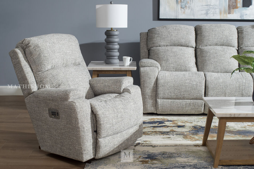 Dorian Power Rocking Recliner with Headrest and Lumbar