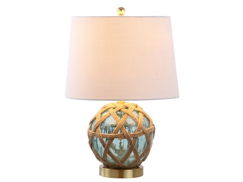 Andrews LED Glass/Rope Table Lamp