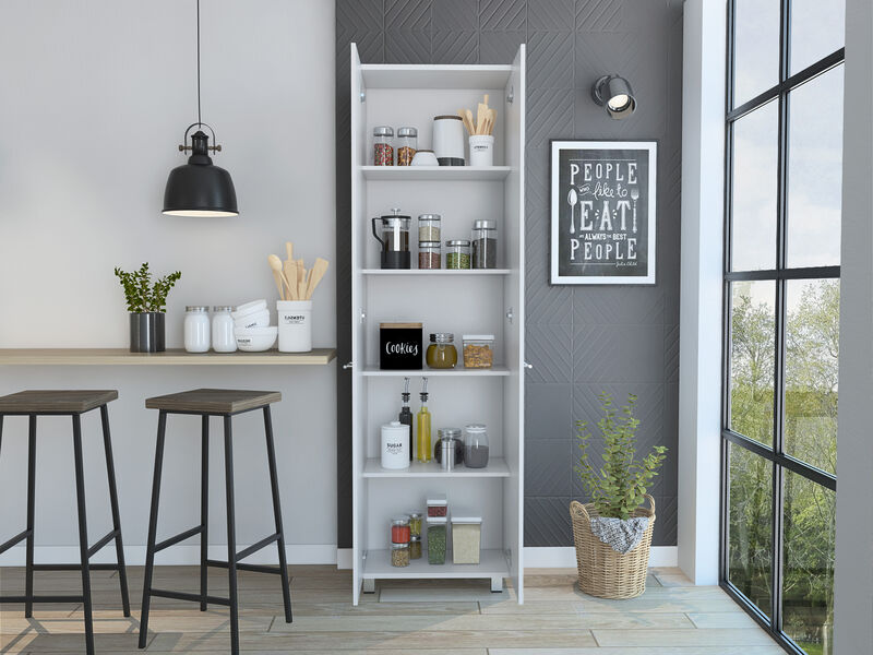 Pantry Cabinet Phoenix, Kitchen, White