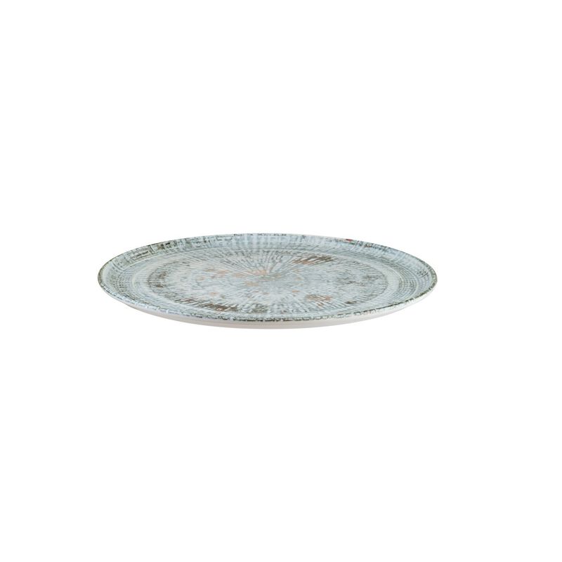 Odette dia.12.75" Round Decorated Porcelain Plate