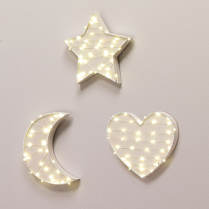 Lambs & Ivy Signature Moon LED Light Up Wall Decor/Wall Hanging
