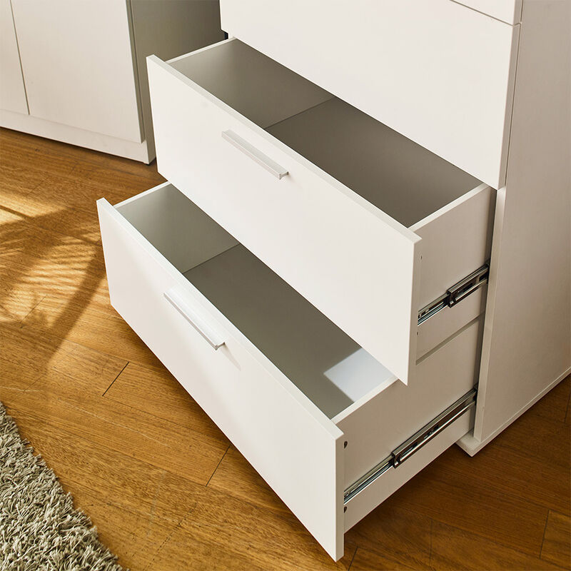 FC Design Klair Living Farmhouse Four-Drawer Jumbo Chest