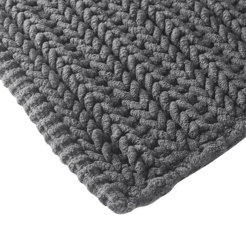 Belen Kox Chenille Chain Stitch Bath Rug, Belen Kox