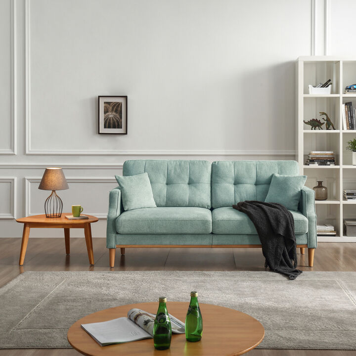 Living Space Sofa 3 Seater With Waterproof Fabric, USB Charge Port