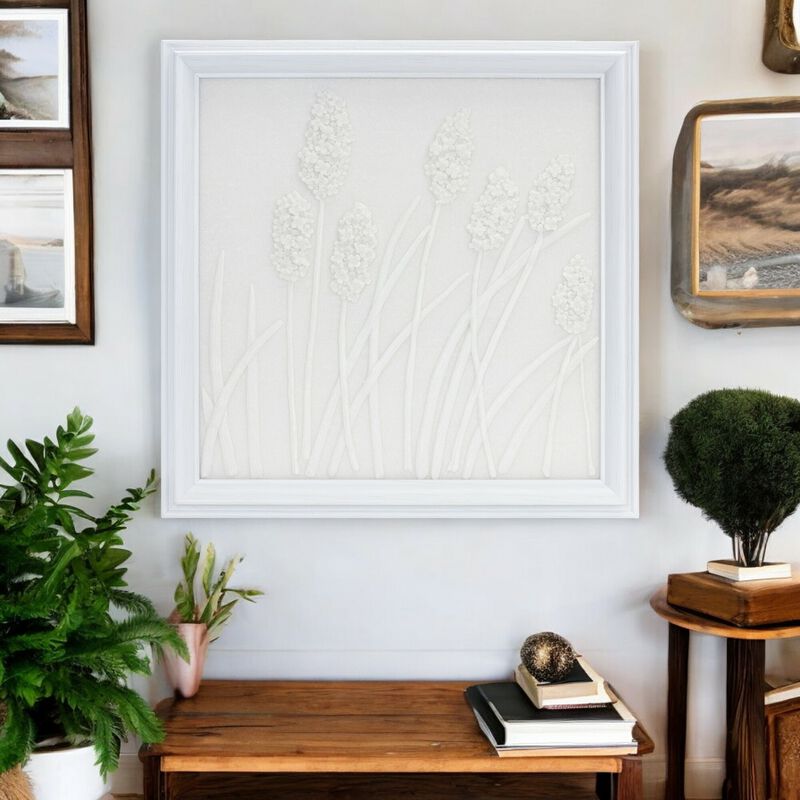 Floral Plaque – Charming Wall Décor for Home and Garden with Nature-Inspired Design
