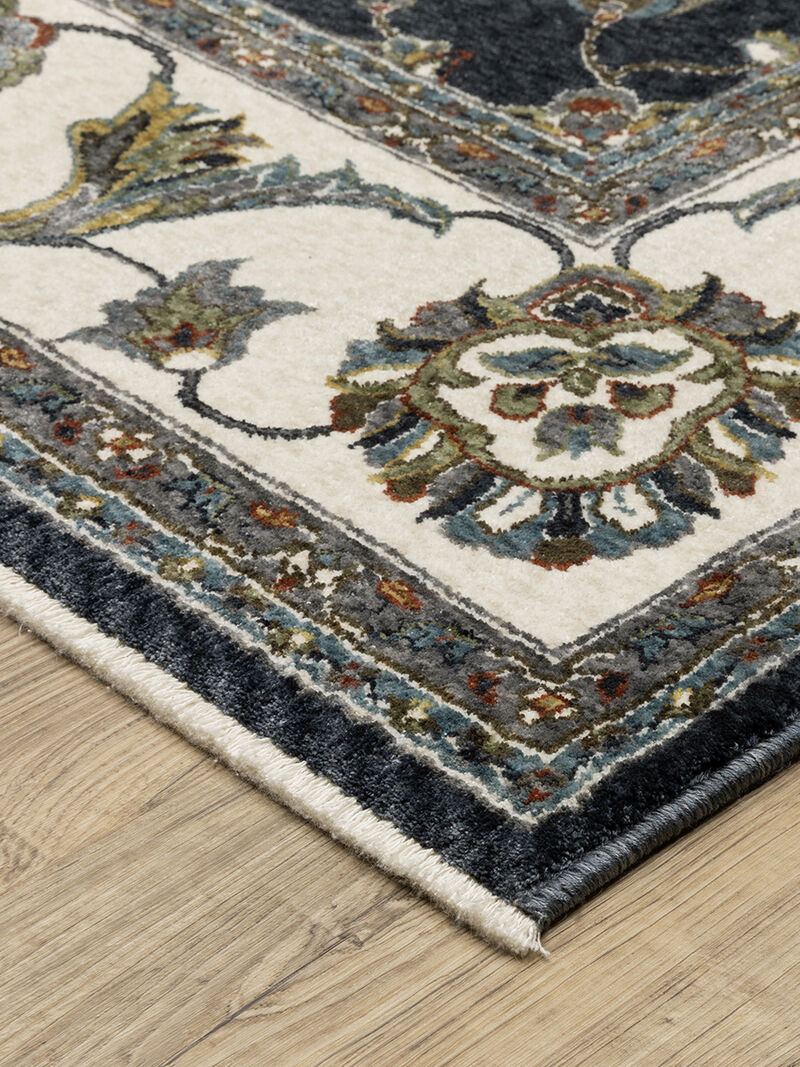 Vivian 3'10" x 5'5" Navy Rug