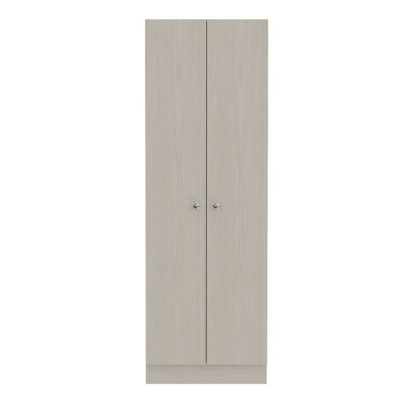 Buxton Rectangle 2-Door Storage Tall Cabinet Washed Oak