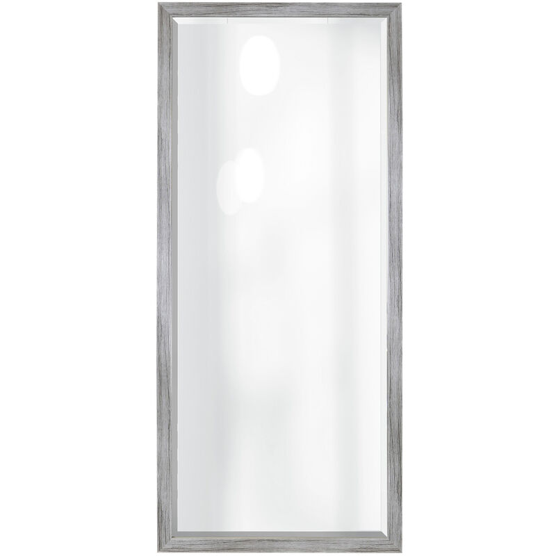 Silver Beveled Wall Mirror